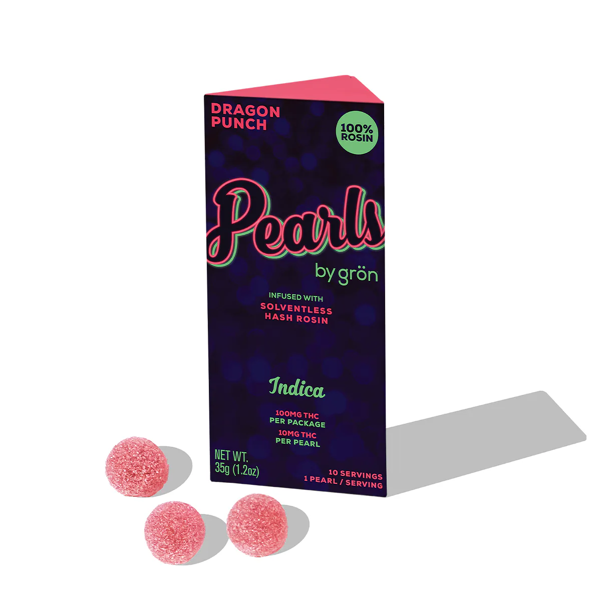 Gron | Gummy | 10pk | 100mg | Rosin Pearls Dragon Punch