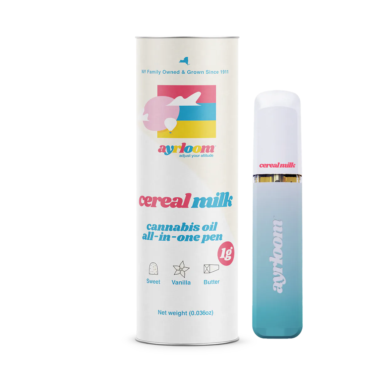 Ayrloom | Vape | 1g AIO | Cereal Milk