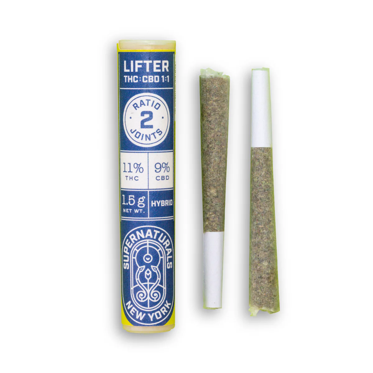 Supernaturals | Preroll | 2pk | 1.5g | Lifter 1:1 (THC:CBD)