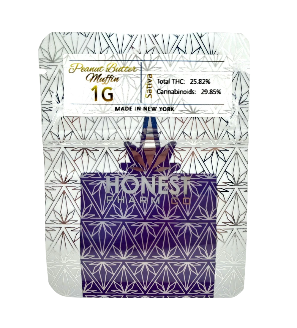 Whole Buds · 1g · Peanut Butter Muffin by Honest Pharm