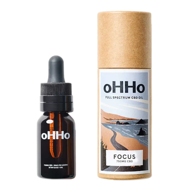 OHHO | Tincture | 750mg | Full Spectrum CBD Focus