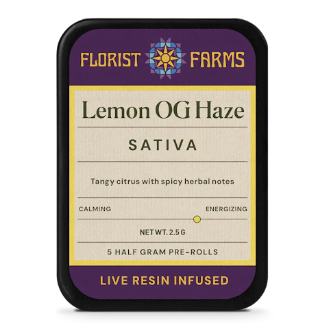 Pack (Infused) · 0.5g 5pk  Lemon OG Haze