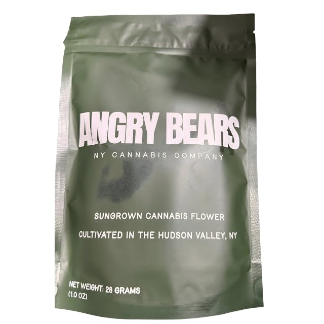 ANGRY BEARS - BERRY WHITE (BW) - 28G SUNGROWN FLOWER - 28 G - 1oz in Albany