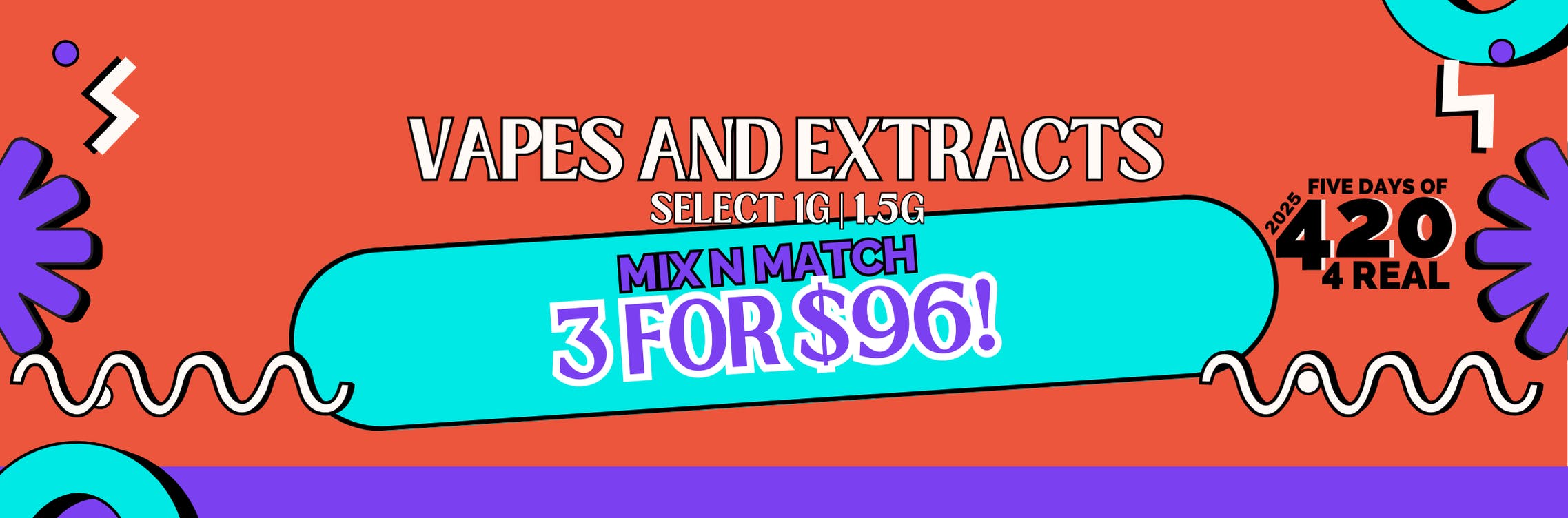 Vapes & Extracts (Select 1g, 1.5g): Mix N' Match 3 for $96!