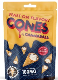 Cannabals | Cookies & Cream Cones | 100mg