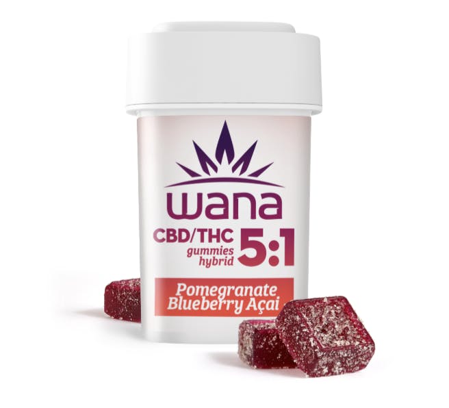 POMEGRANATE BLUEBERRY ACAI | 100MG | 20PK 5:1 CBD:THC