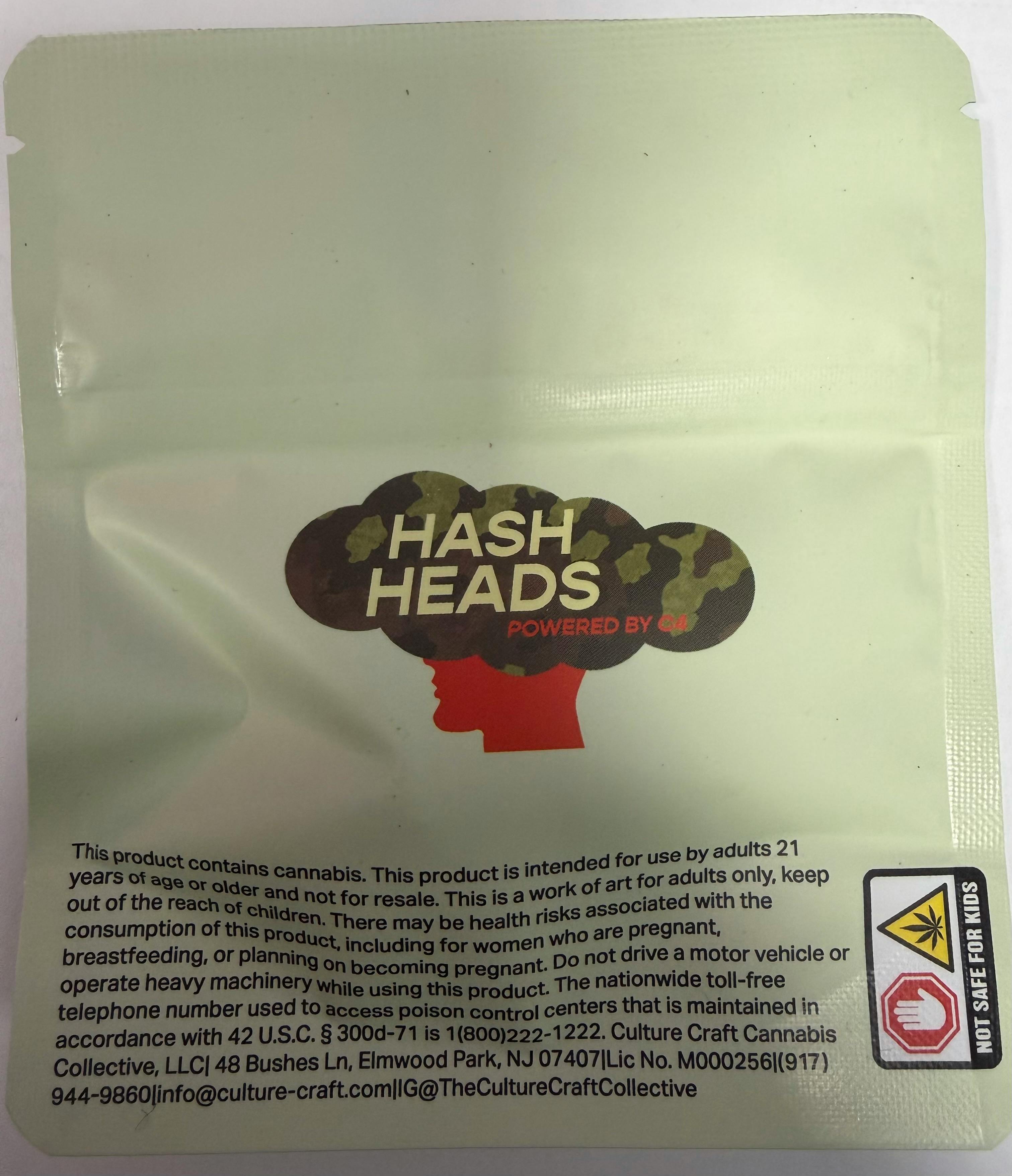HASH HEADS INFUSED SUPER AGRO OREG ENERGY | 1.25G FLOWER