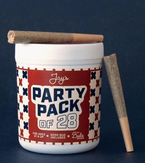 28PK SUPER LEMON G | 0.5G JAYS PARTY PACK PREROLLS