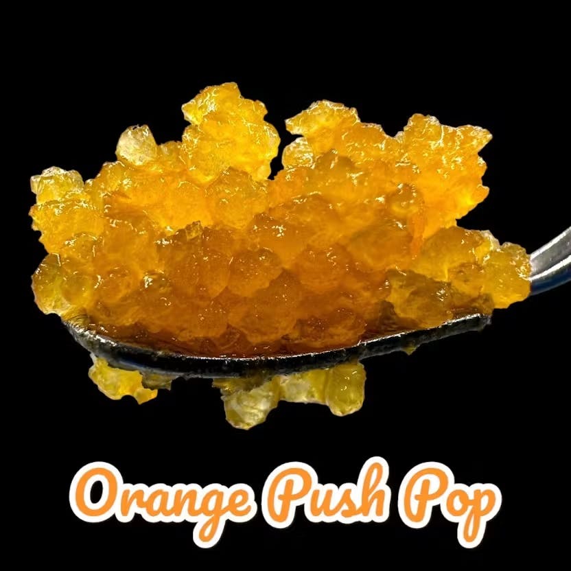 Orange Push Pop | Wet Diamonds | 1g