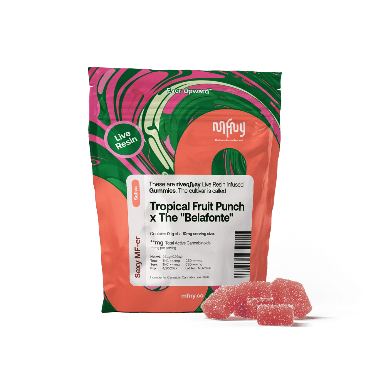 MFNY | Tropical Fruit Punch x The Belafonte | Resin Gummies | 100mg