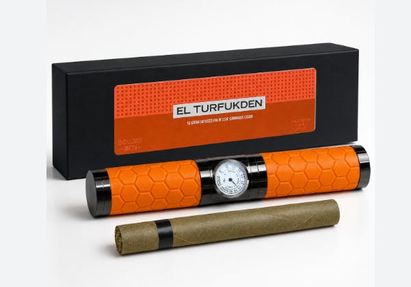 Boujee Ben | El Turfukden | Massive Palm Leaf Blunt | Mixed | 11.5g