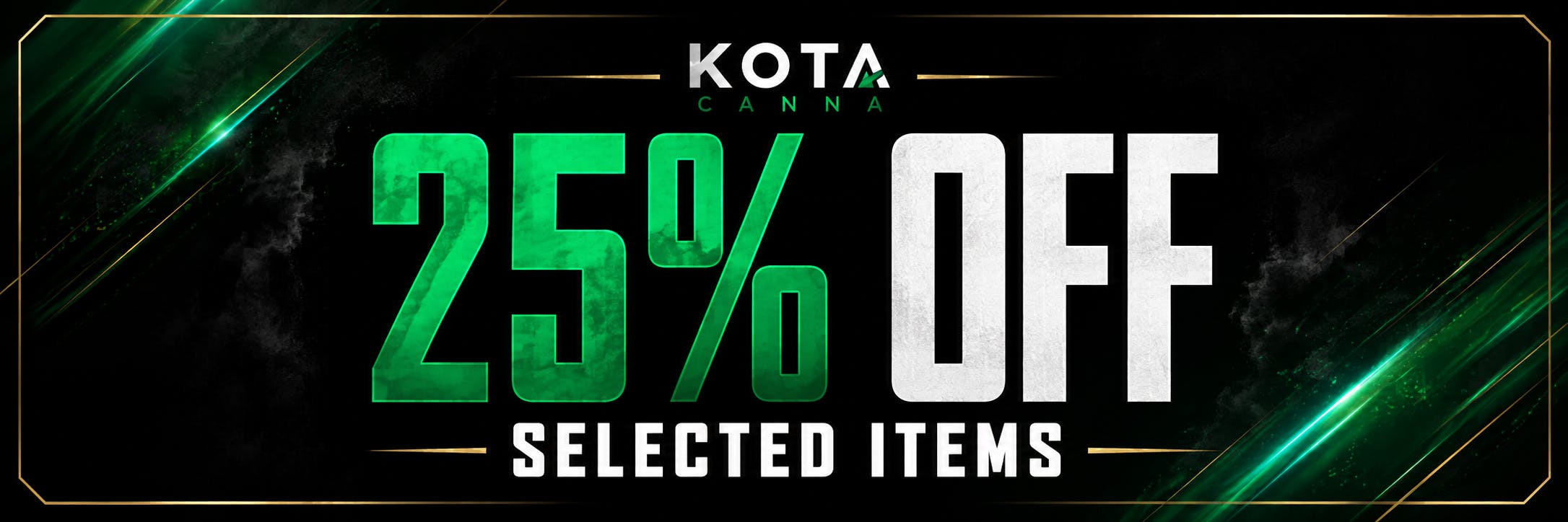 25% OFF SELECTED ITEMS