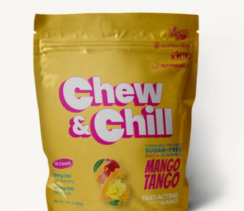 Chew & Chill | Mango Tango | Gummies | Sativa | 100mg