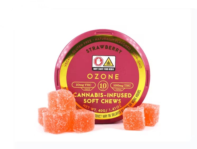 Strawberry Soft Chews  [10pk] VEGAN