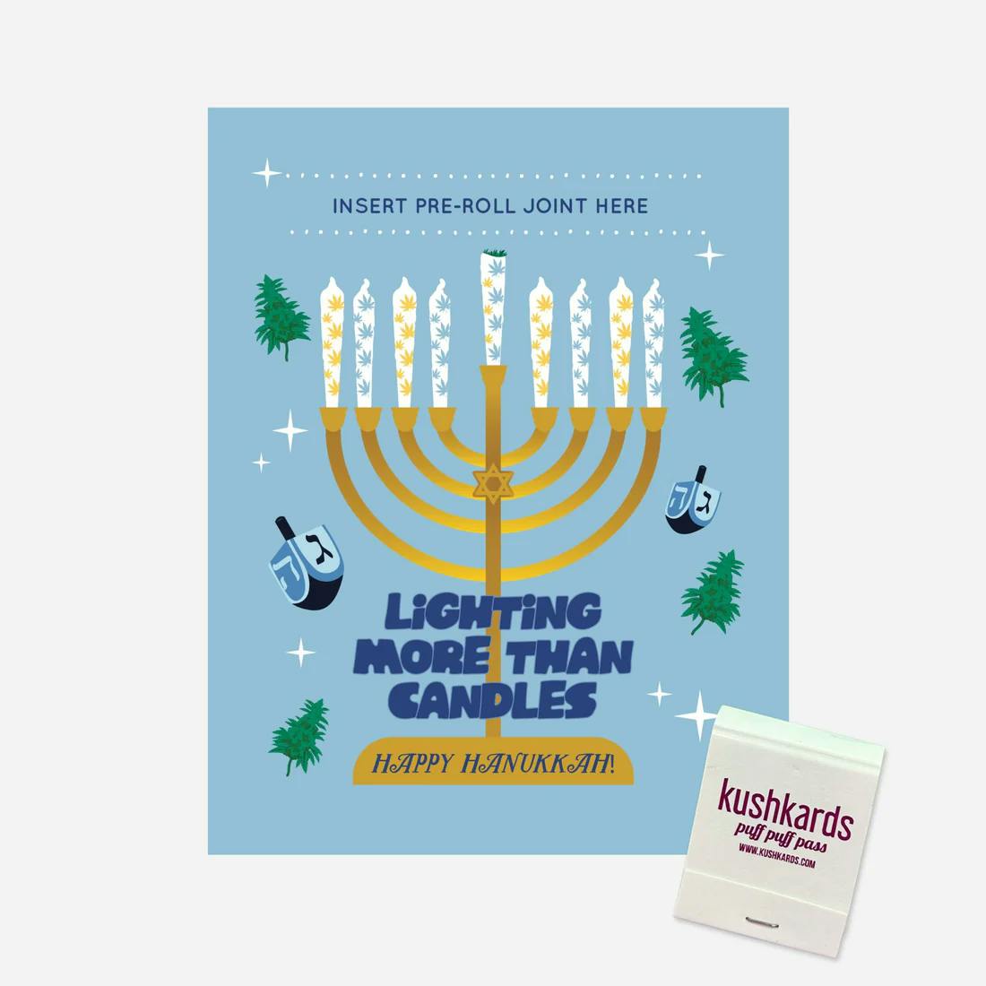 Lighting More Than Candles Hanukkah Card