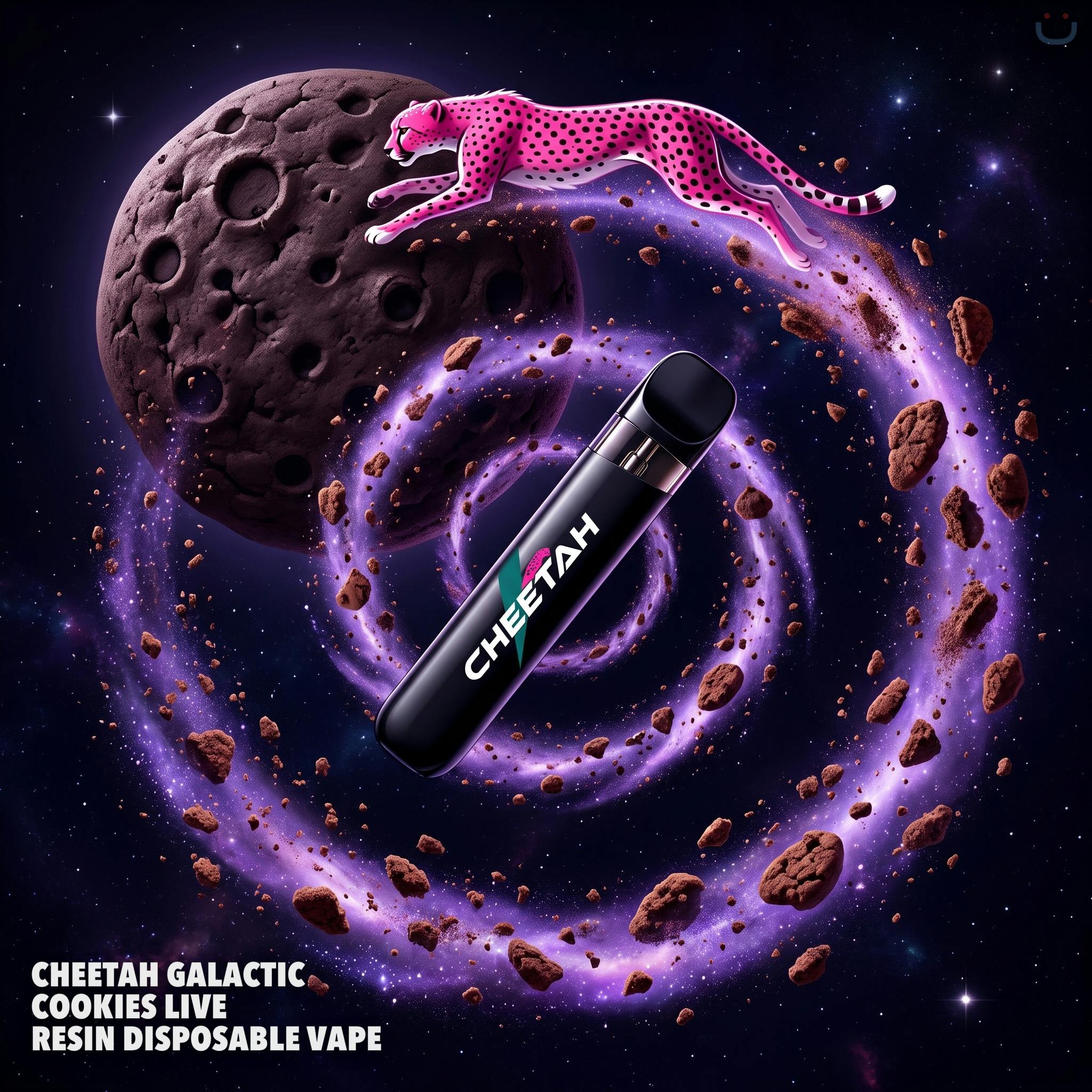 Cheetah Galactic Cookies Live Resin Disposable Vape