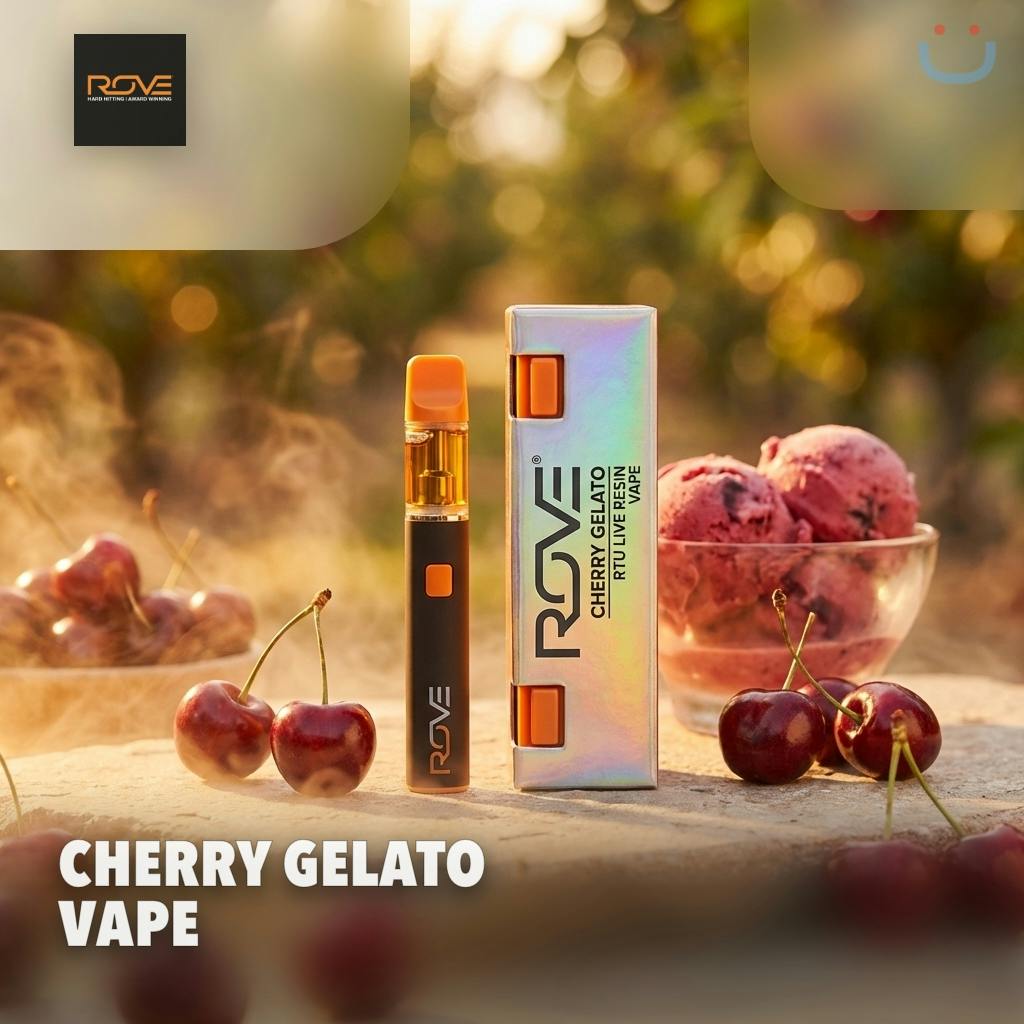 Rove Cherry Gelato Live Resin Vape 1G