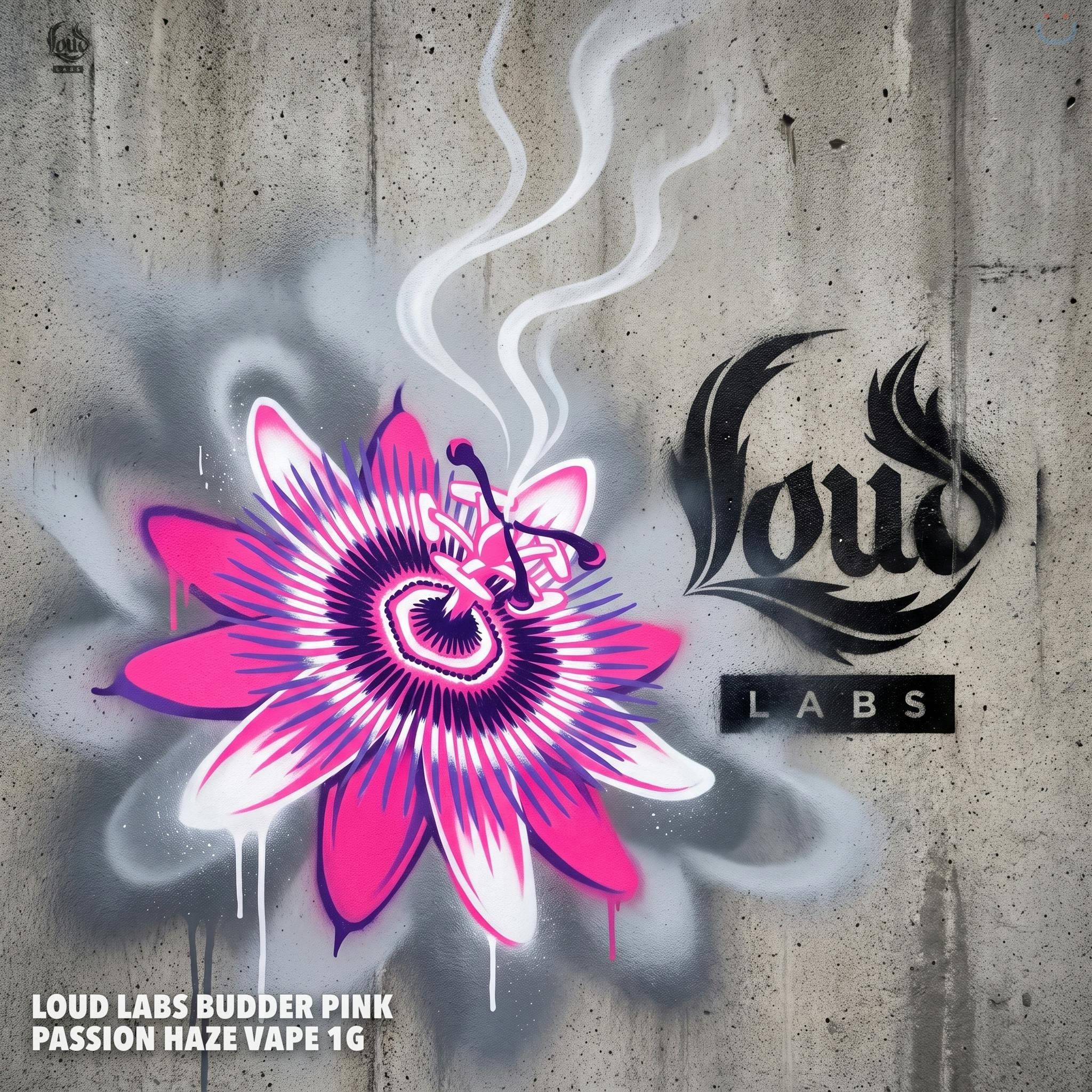 Loud Labs Budder Pink Passion Haze Vape 1G