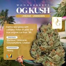 Wonderbrett OG Kush Flower 3.5g