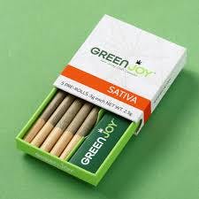 Green Joy Pineapple Donut Pre-roll 2.5G 5 Pack