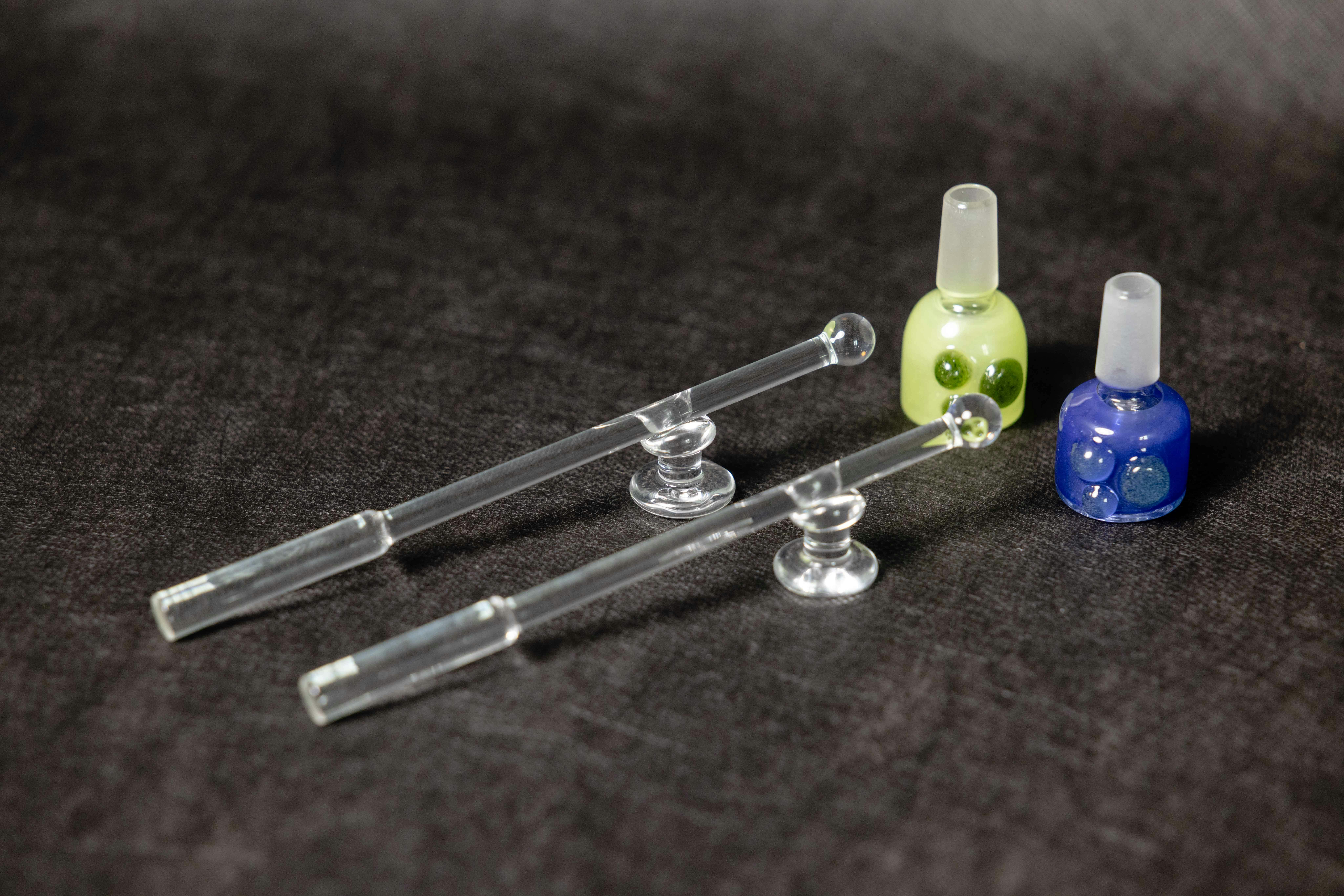 Nib Glass Hot Hit Hash Set Slide And Wand With Stand