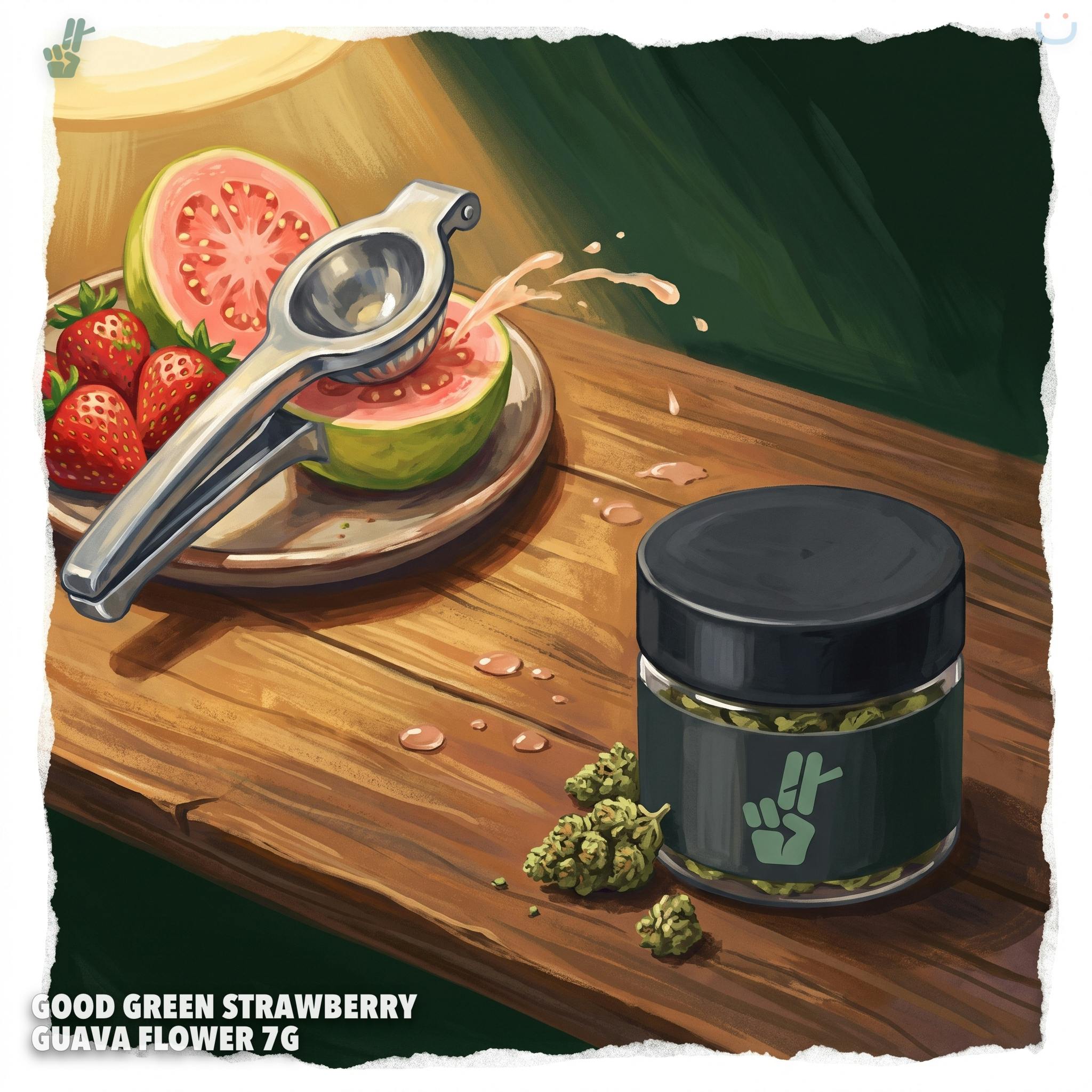 Good Green Strawberry Guava Flower 7G