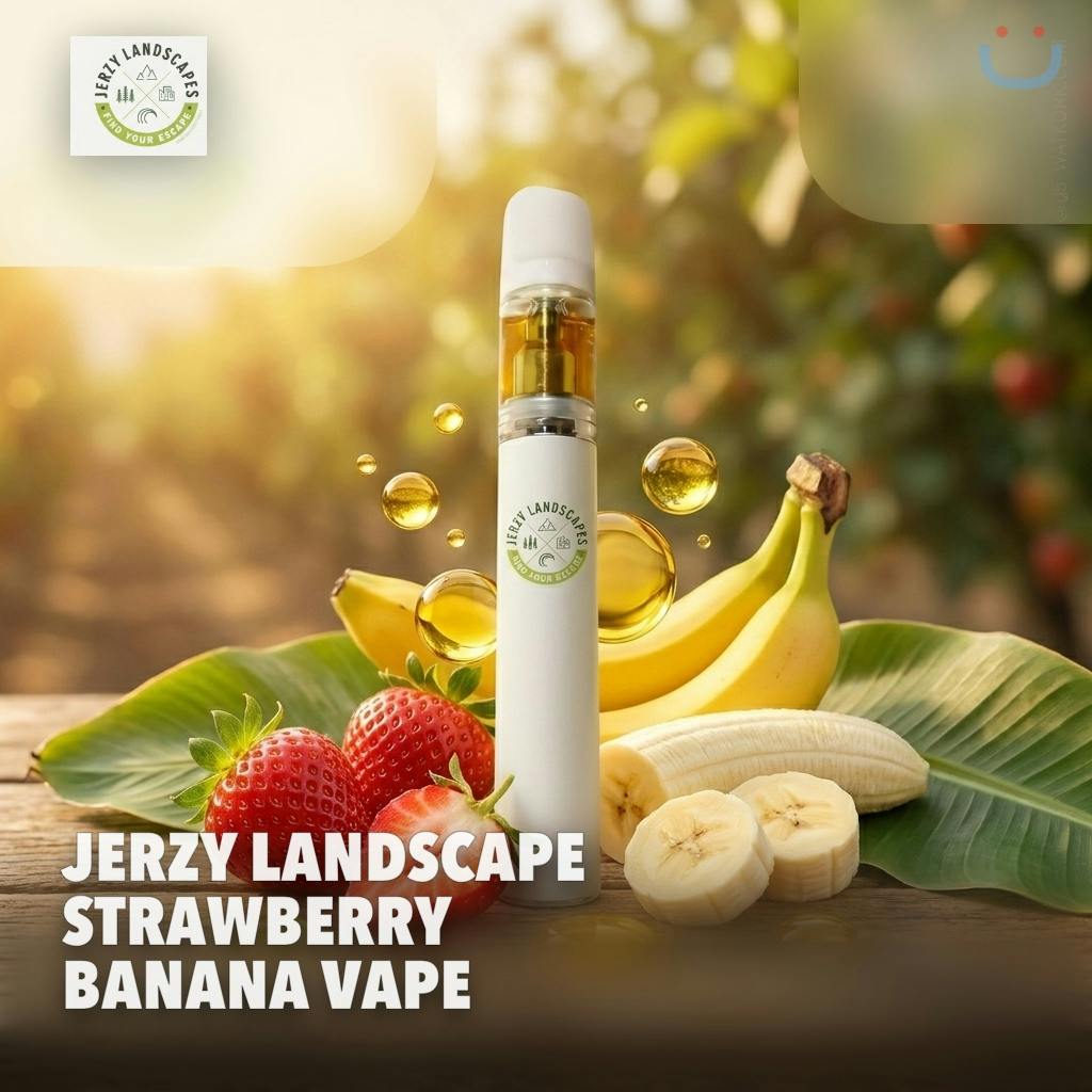 Jerzy Landscape Strawberry Banana Vape 1G