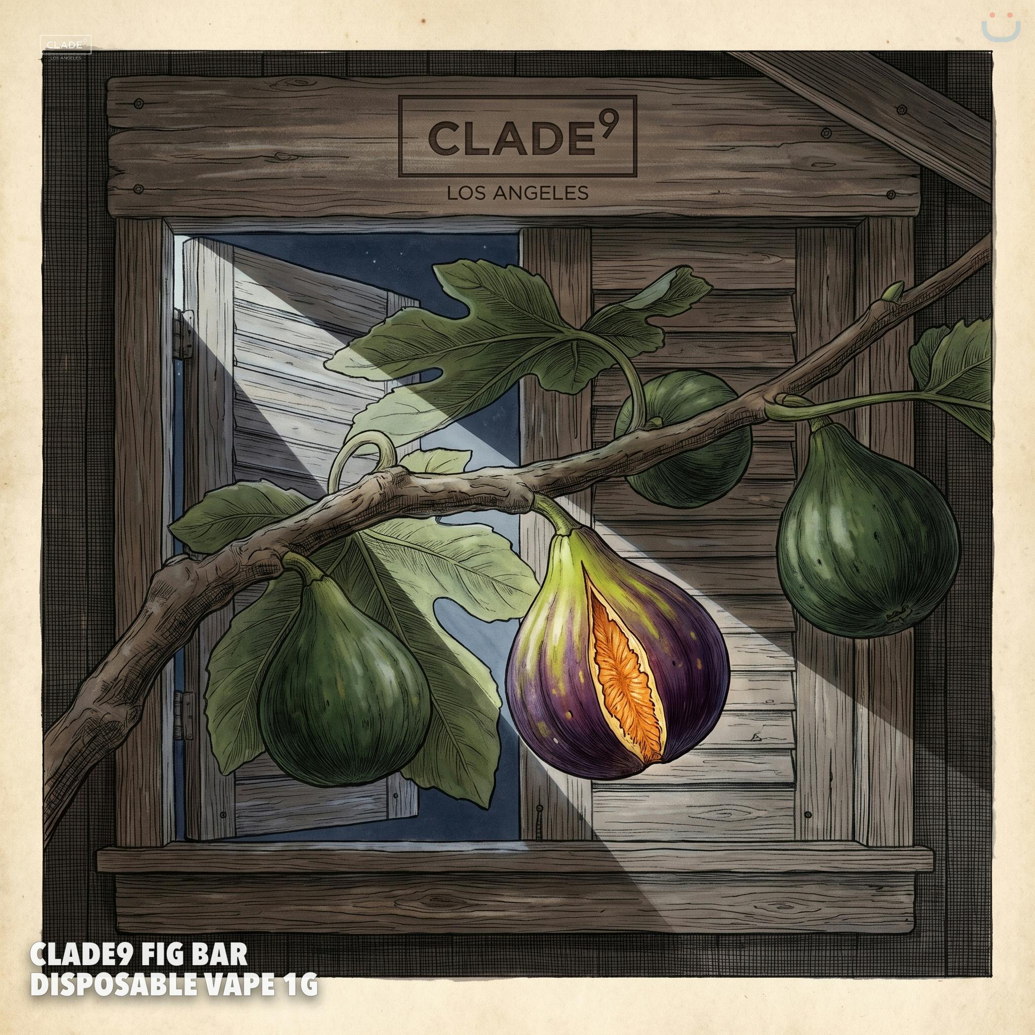 Clade9 Fig Bar Disposable Vape 1G