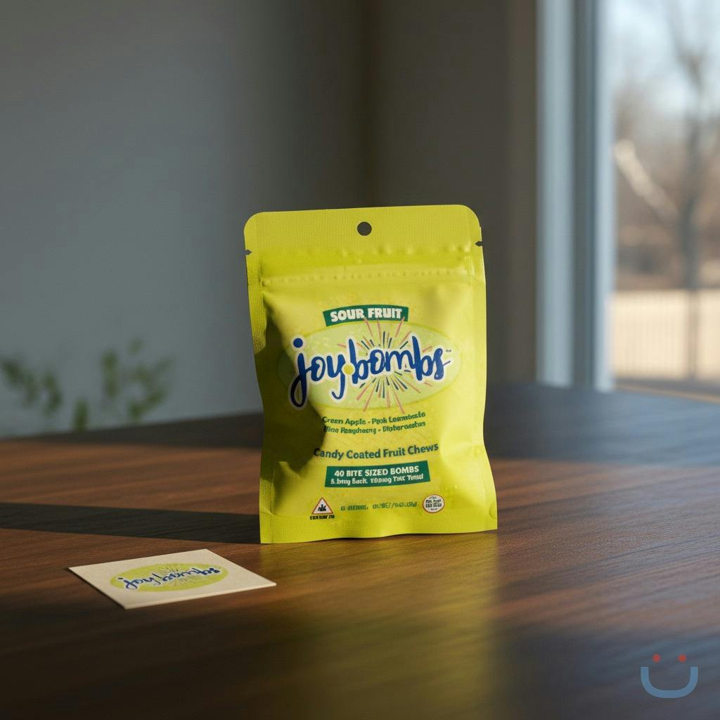 Joybombs Sour Fruit Edible 100mg 40 Pack