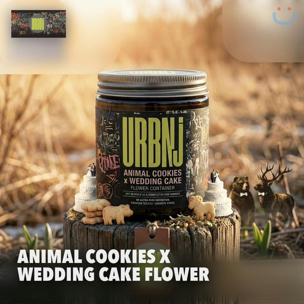 URBNJ Animal Cookies X Wedding Cake Flower 14G