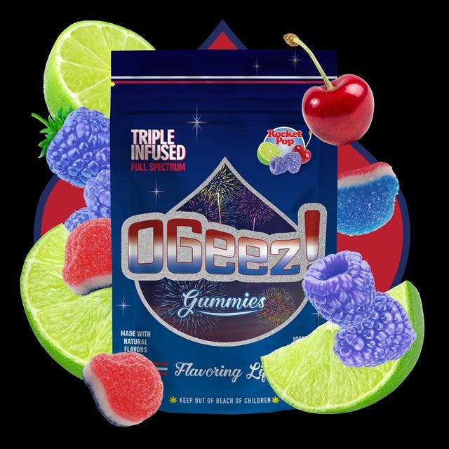 OGeez Triple Infused Rocket Pop Edible