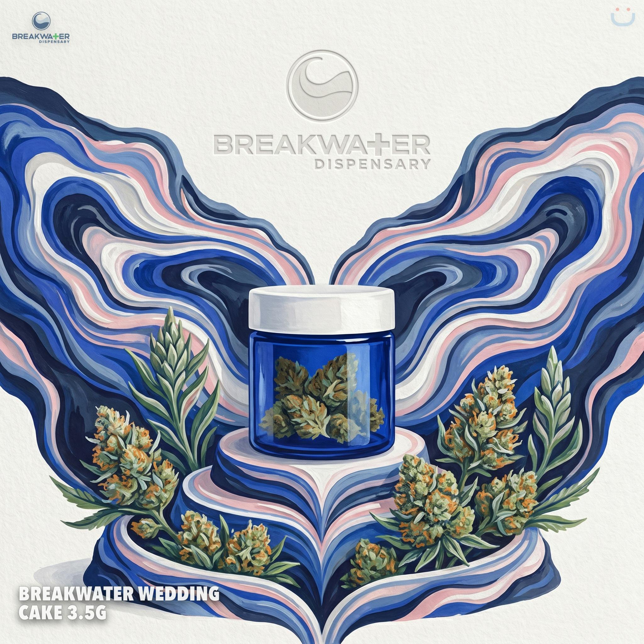 Breakwater Wedding Cake 3.5g