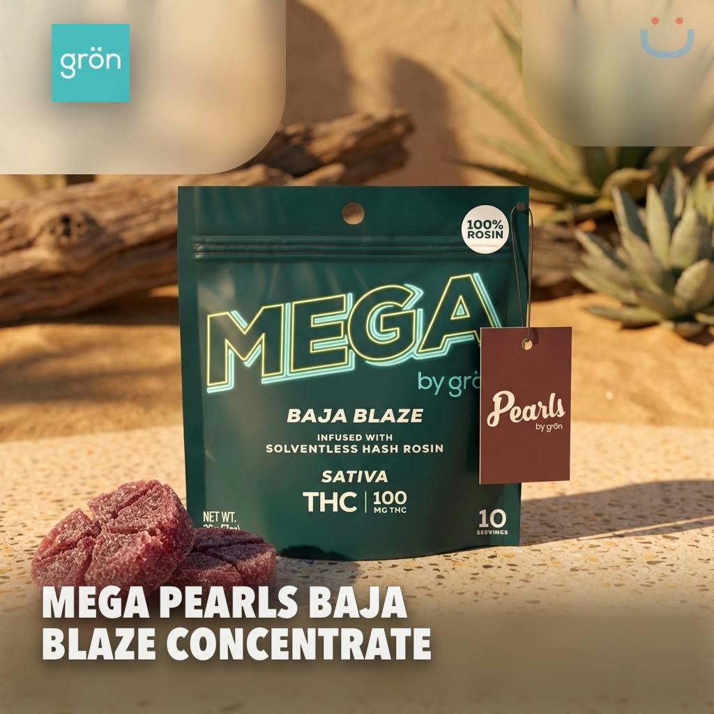 Mega Rosin Pearls Baja Blaze Edible