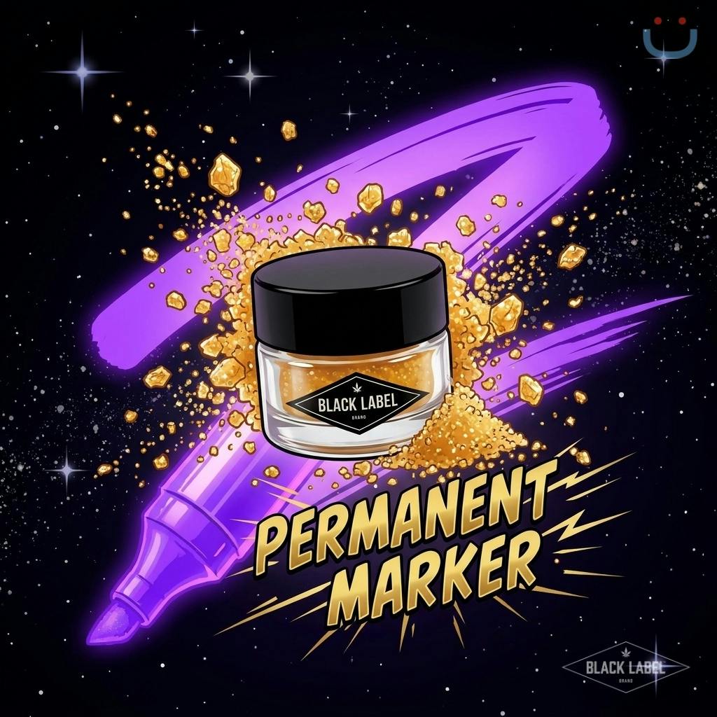 Black Label Permanent Marker Sugar 1g