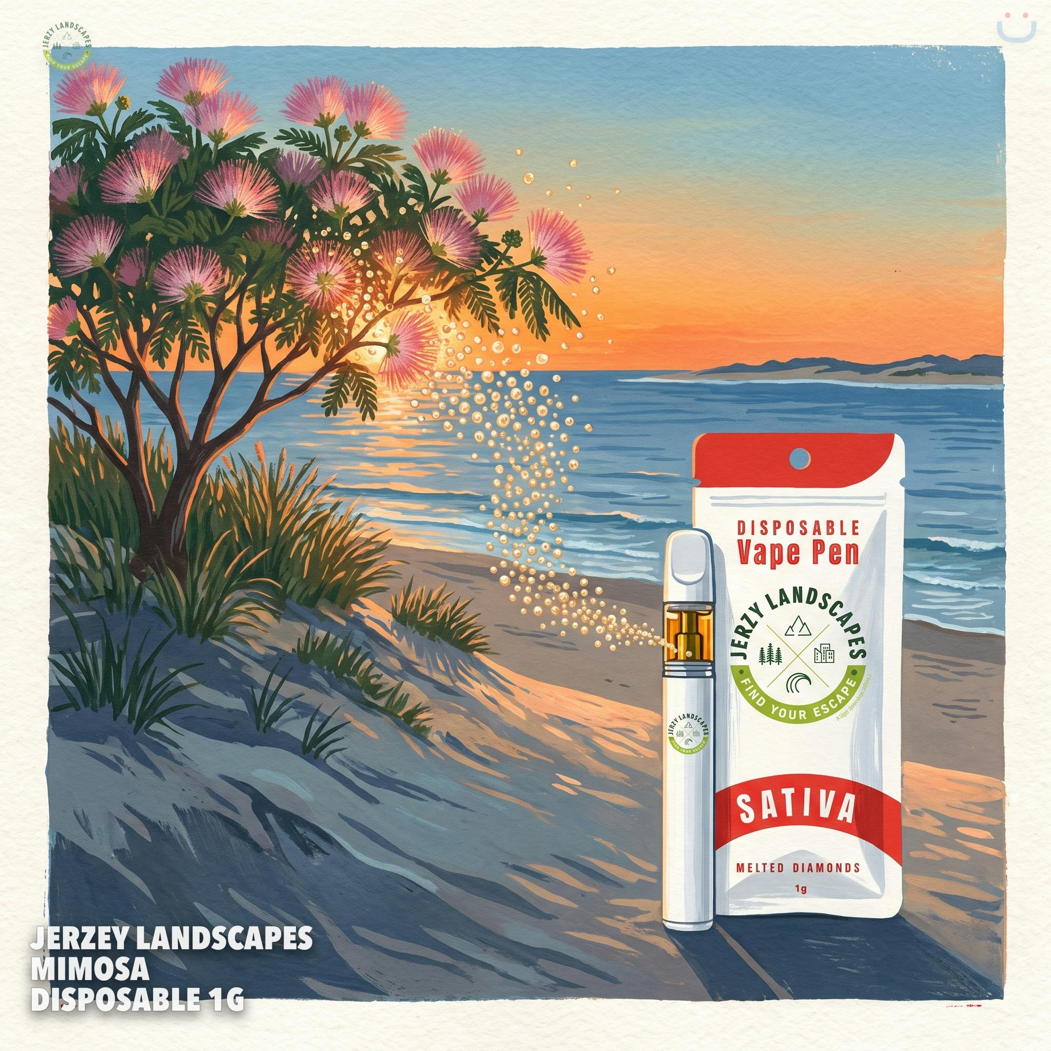 Jerzy Landscapes Mimosa Disposable Vape - 1g