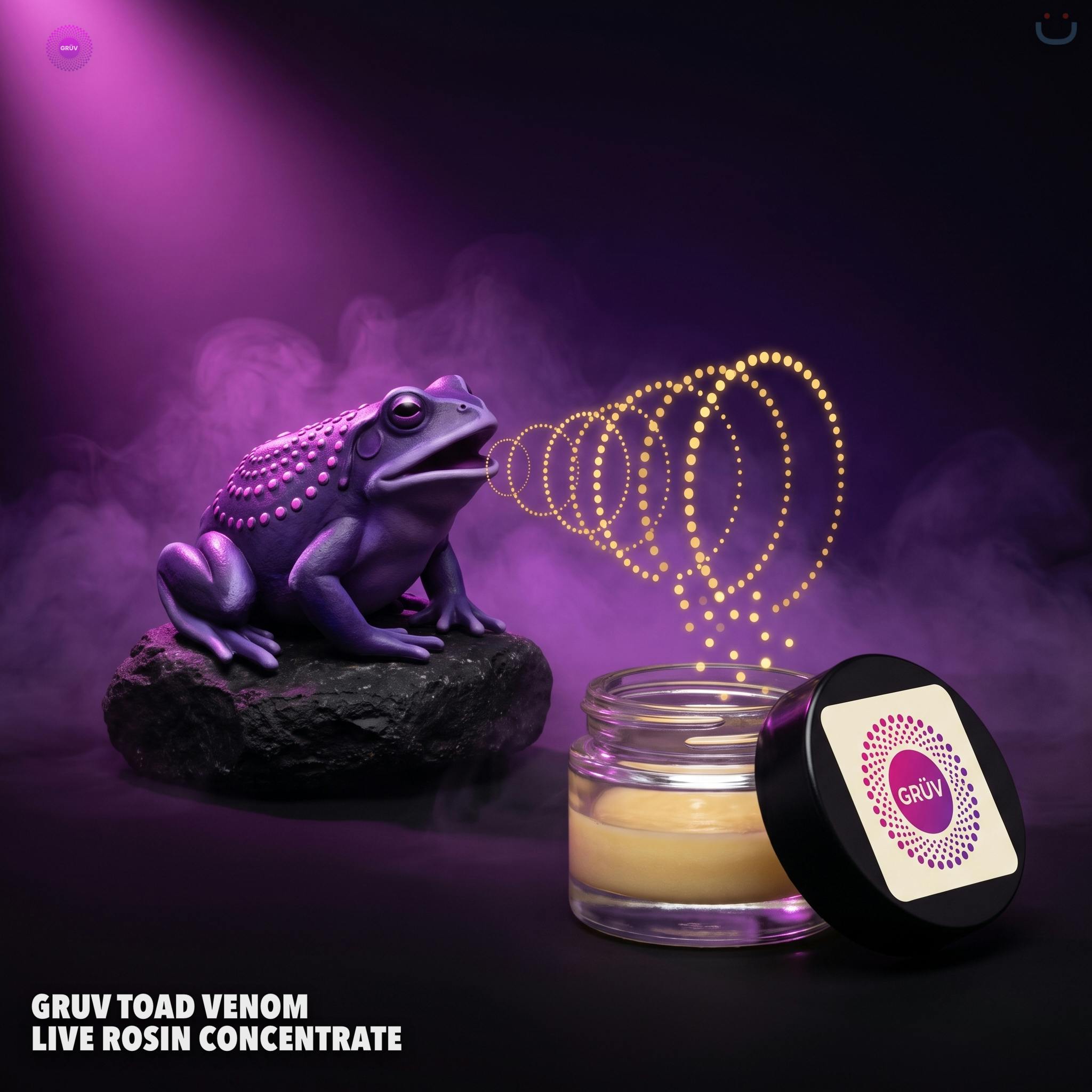Gruv Toad Venom Live Rosin Concentrate