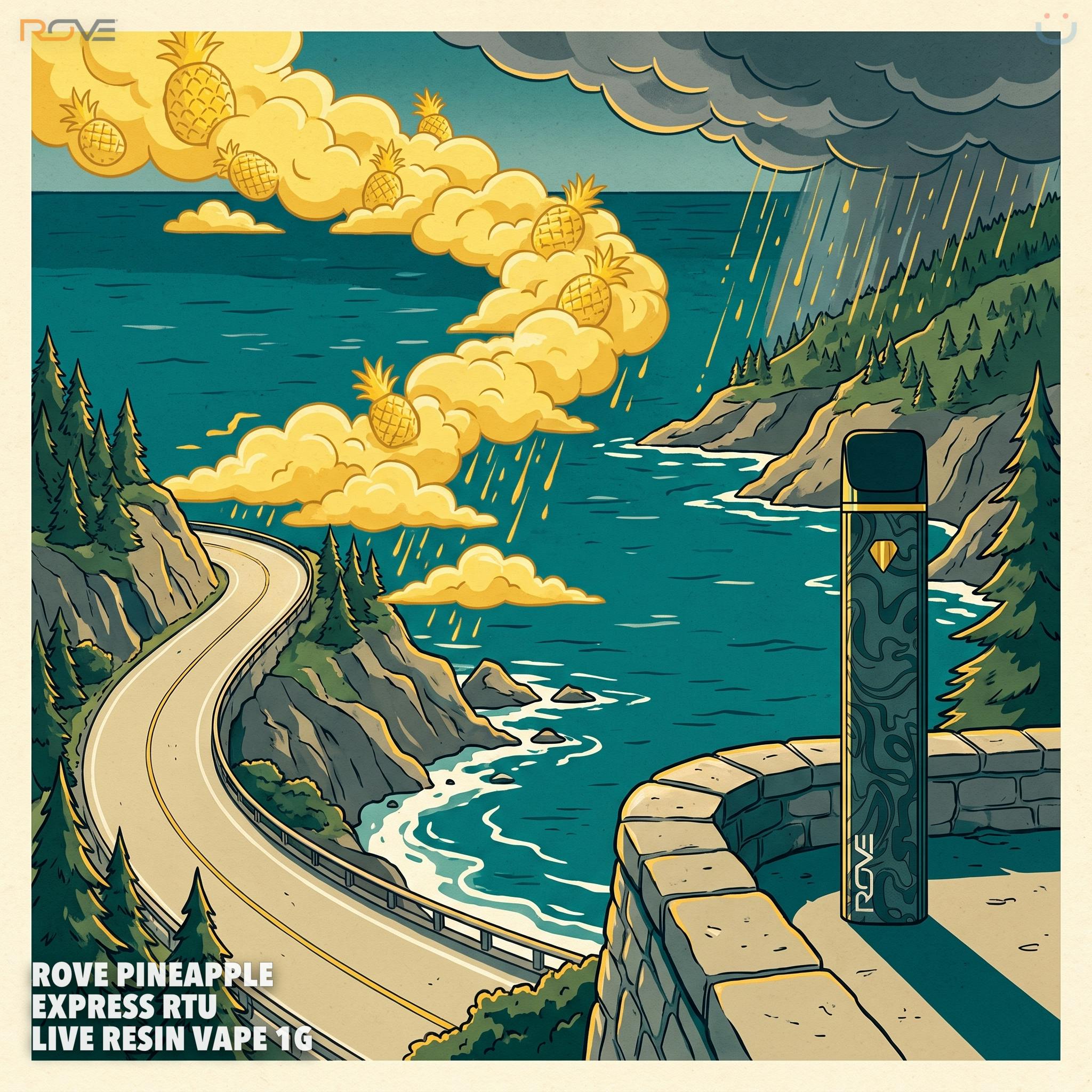 Rove Pineapple Express RTU Live Resin Vape 1G
