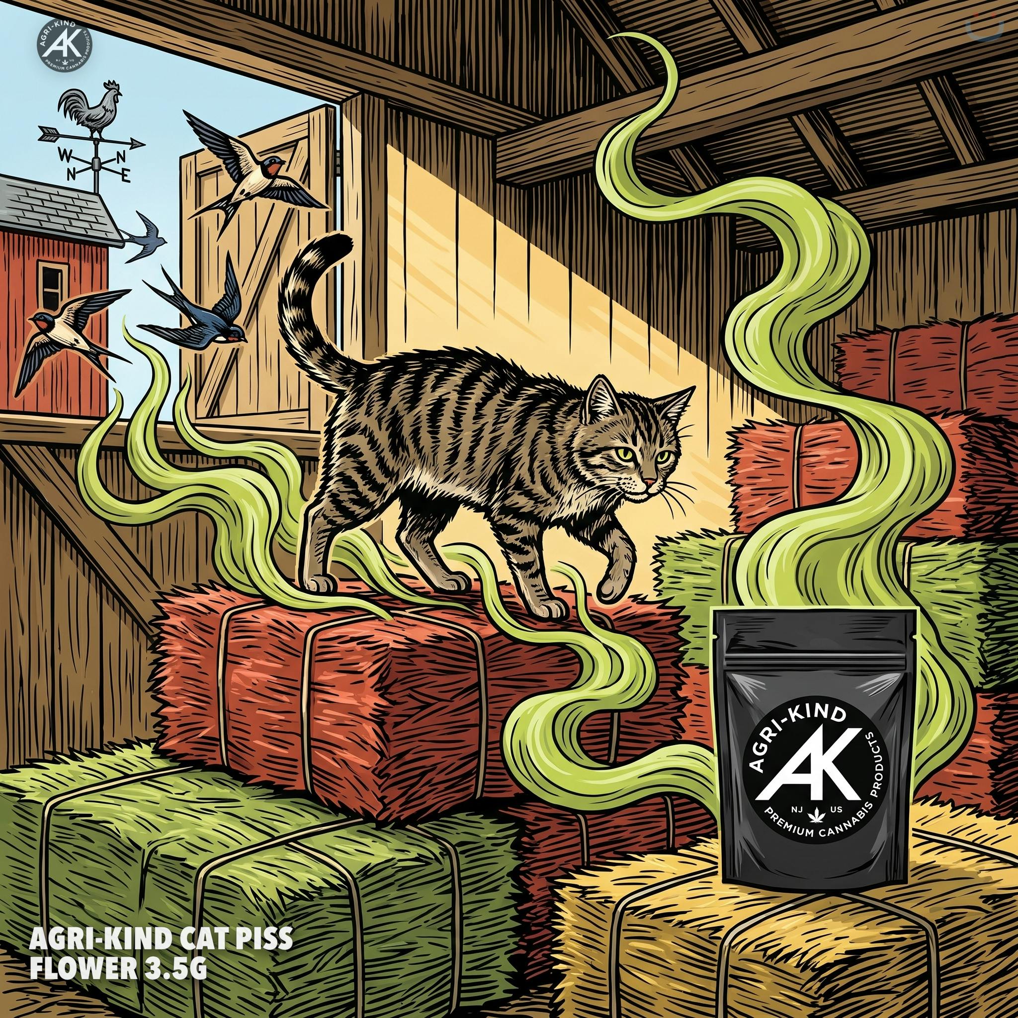 Agri-Kind Cat Piss Flower 3.5G