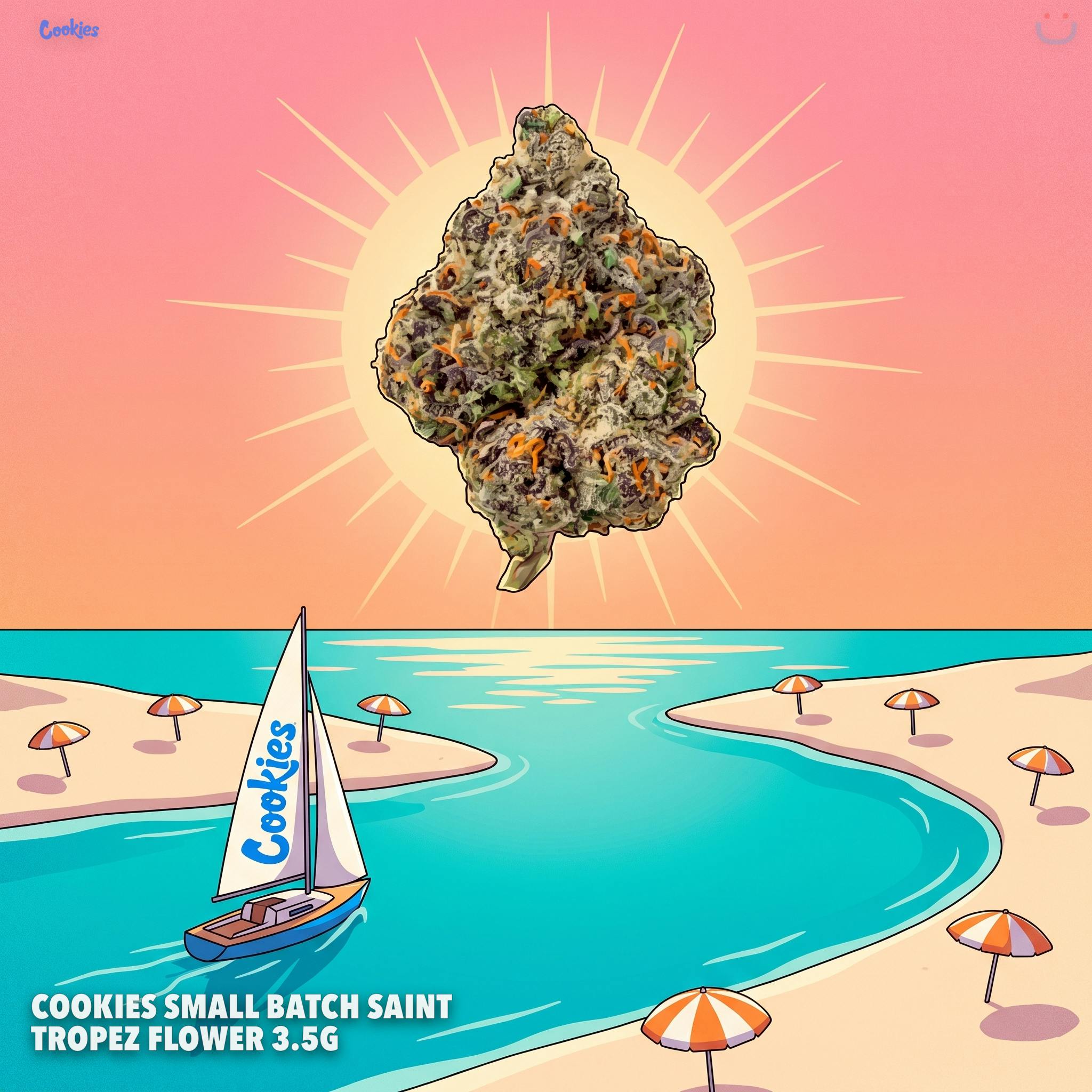 Cookies Small Batch Saint Tropez Flower 3.5G