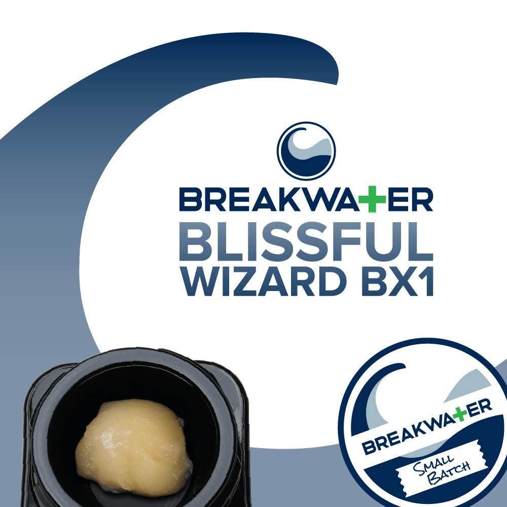 Breakwater Blissful Wizard Bx1 Live Hash Rosin Concentrate 1G