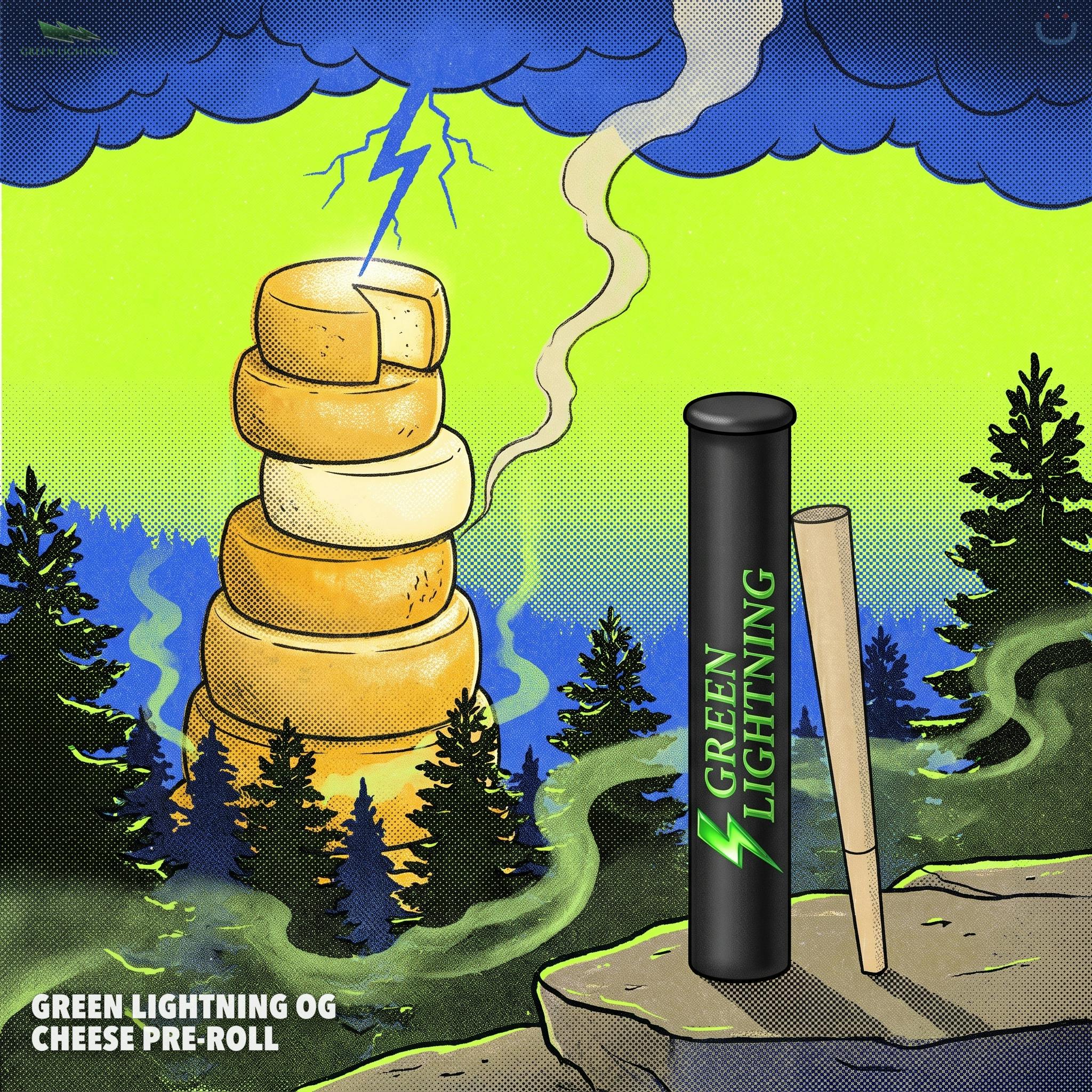 Green Lightning OG Cheese Pre-roll