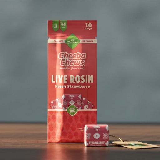 Cheeba Strawberry Live Rosin Edible