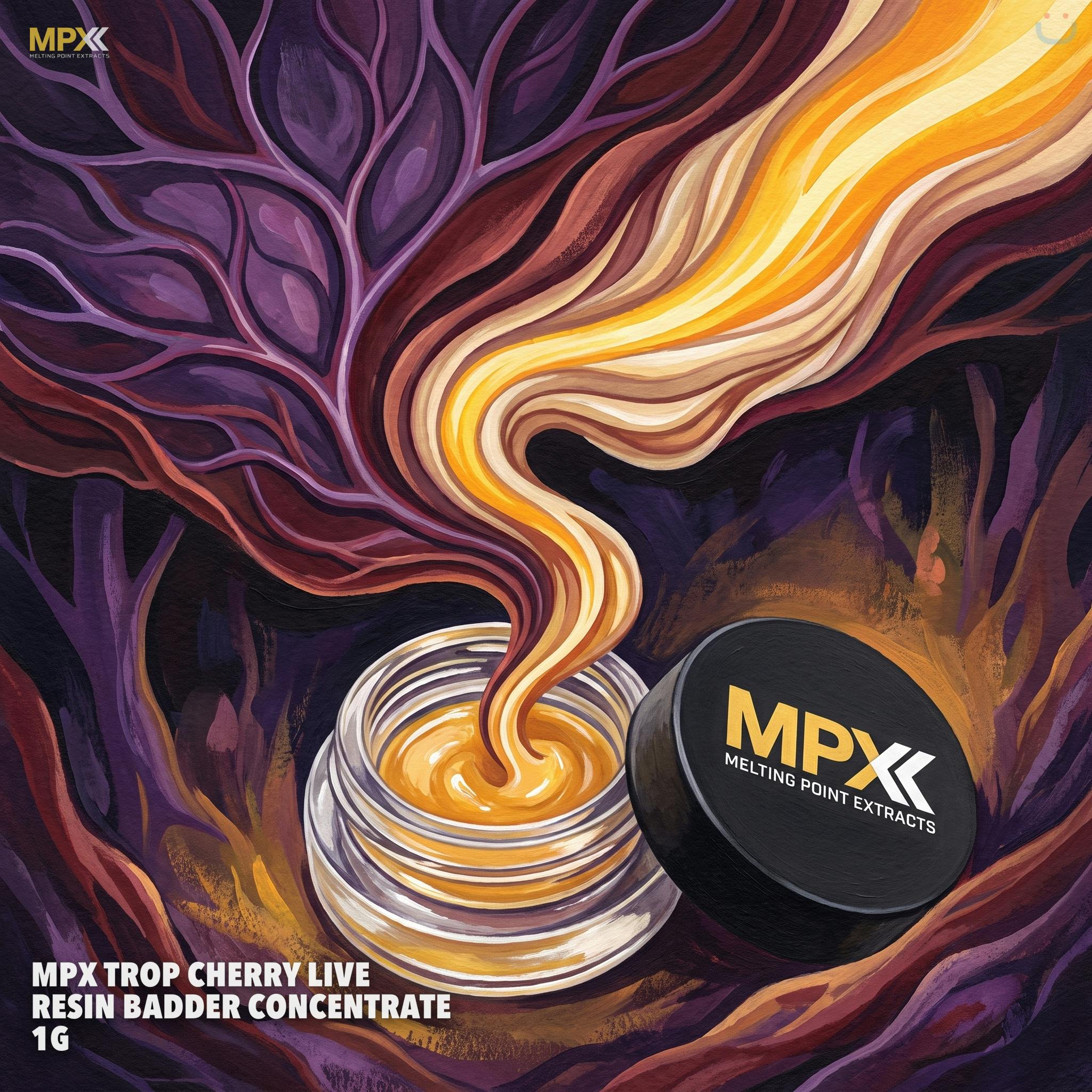 MPX Trop Cherry Live Resin Badder Concentrate
