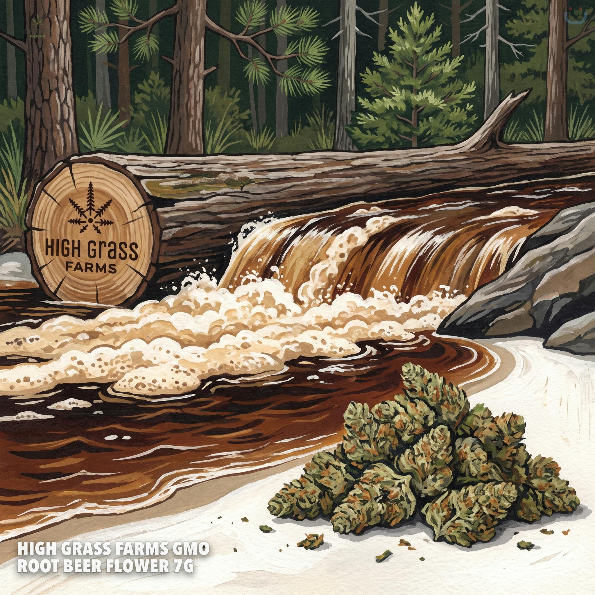 High Grass Farms GMO Root Beer Flower 7G
