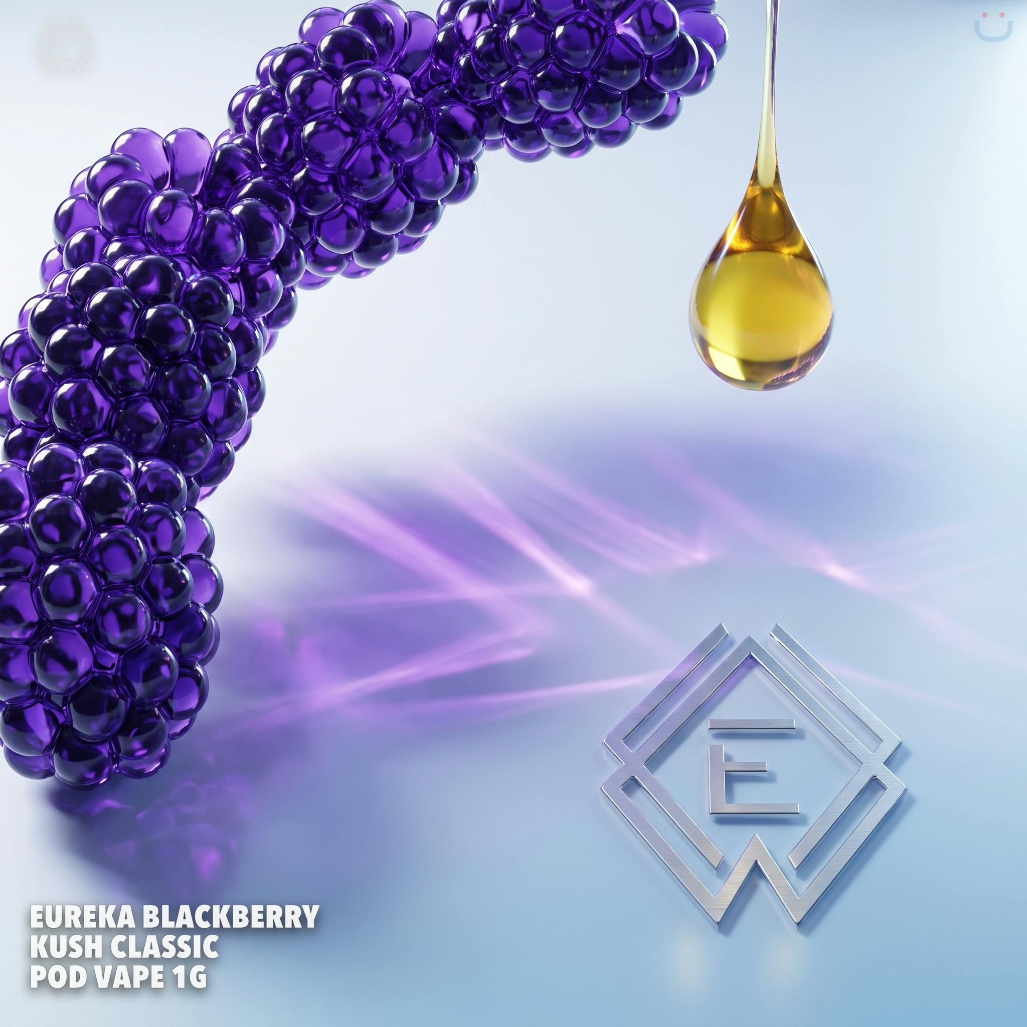 Eureka Blackberry Kush Classic Pod Vape 1G