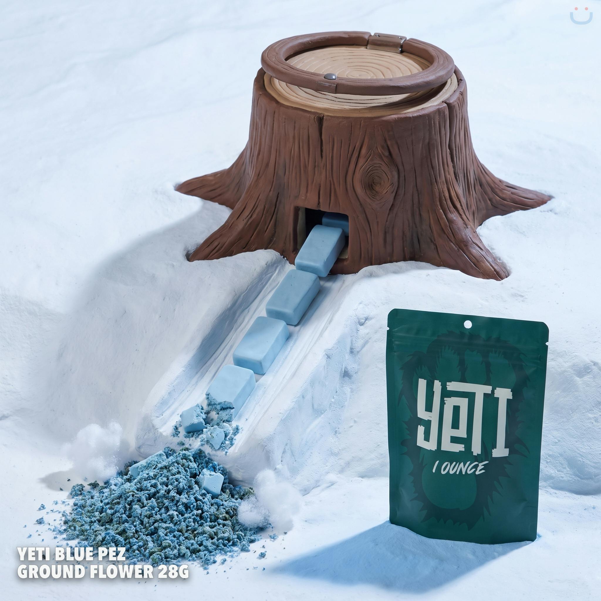 Yeti Blue Pez Ground Flower 28G