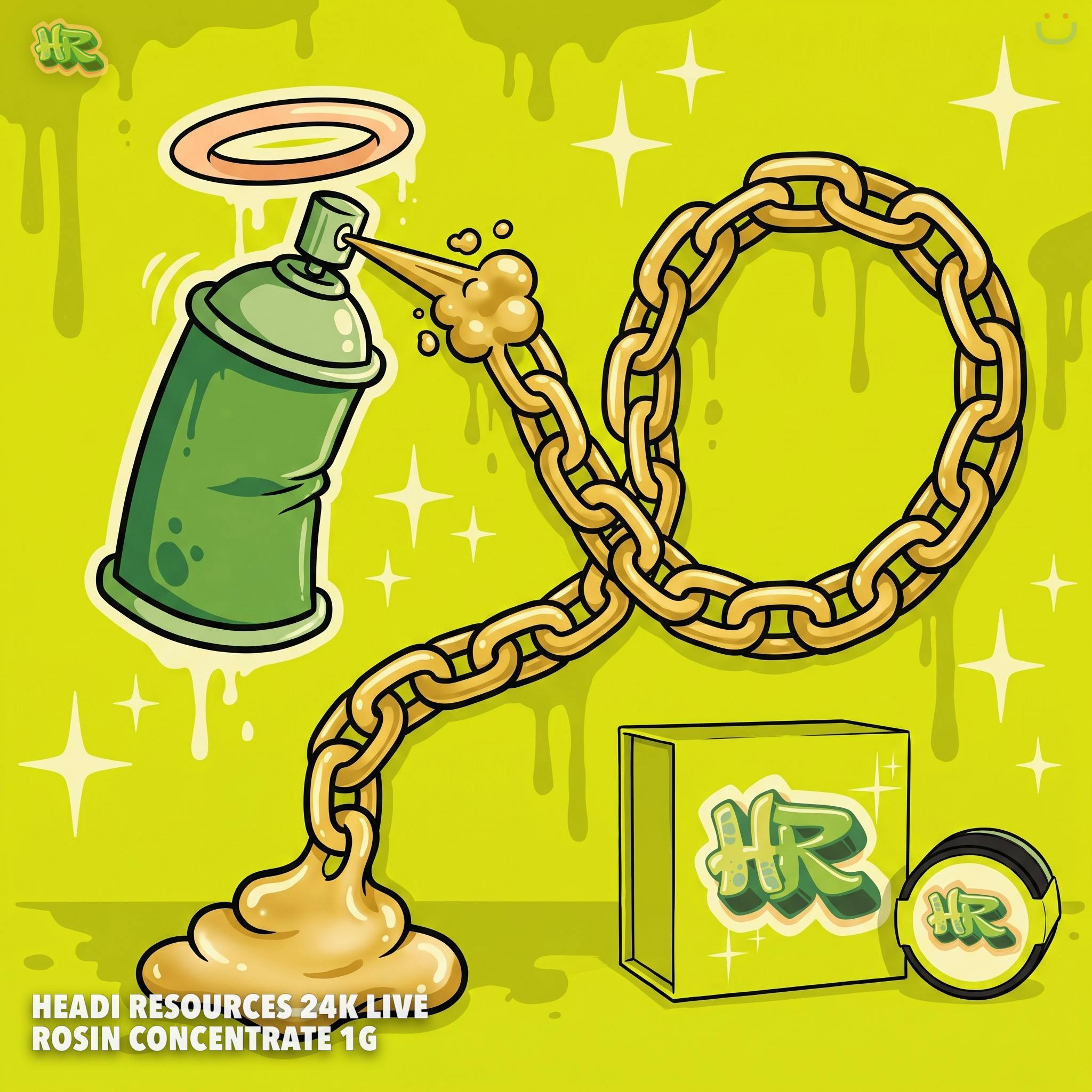 Headi Resources 24K Live Rosin Concentrate 1G