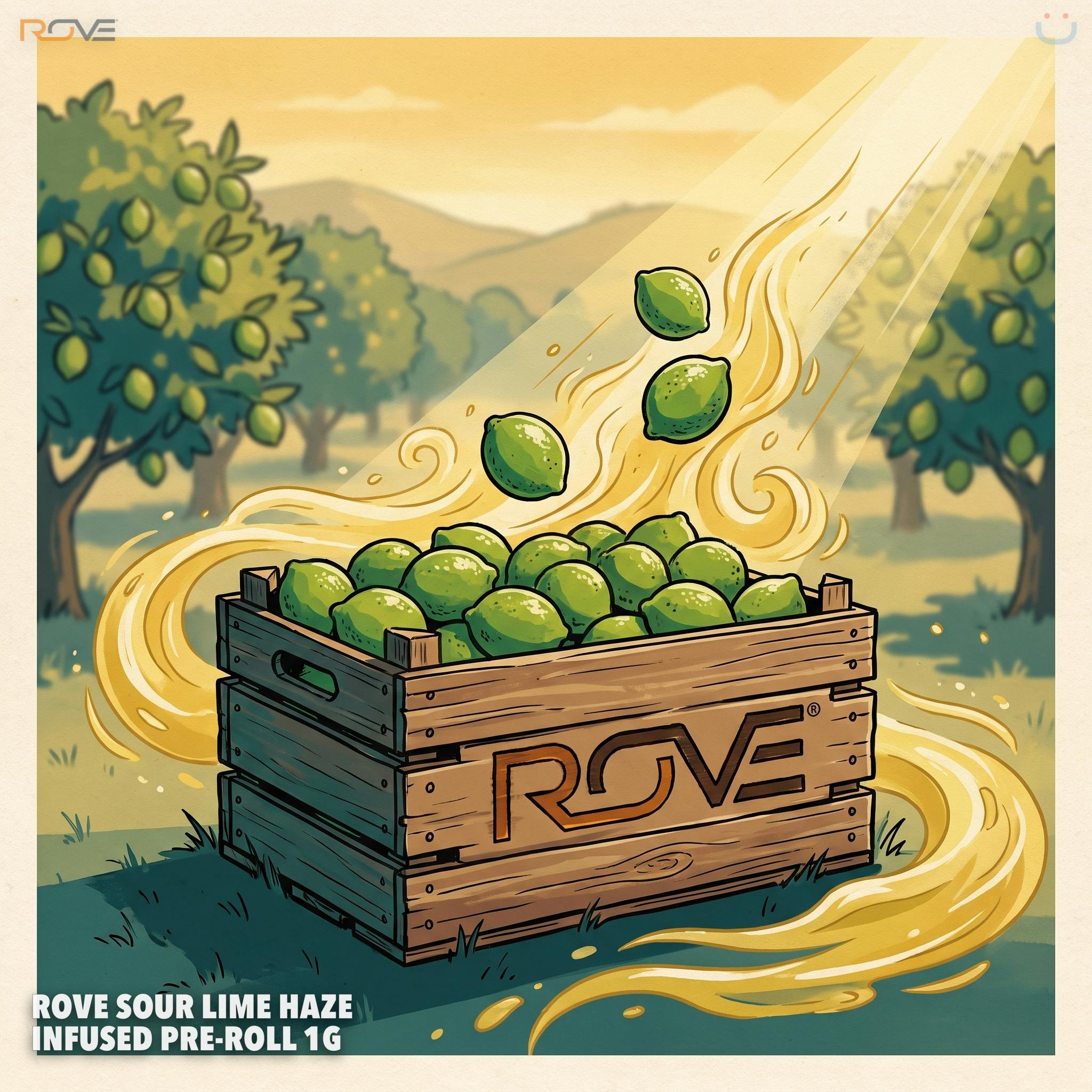 Rove Sour Lime Haze Infused Pre-roll 1G