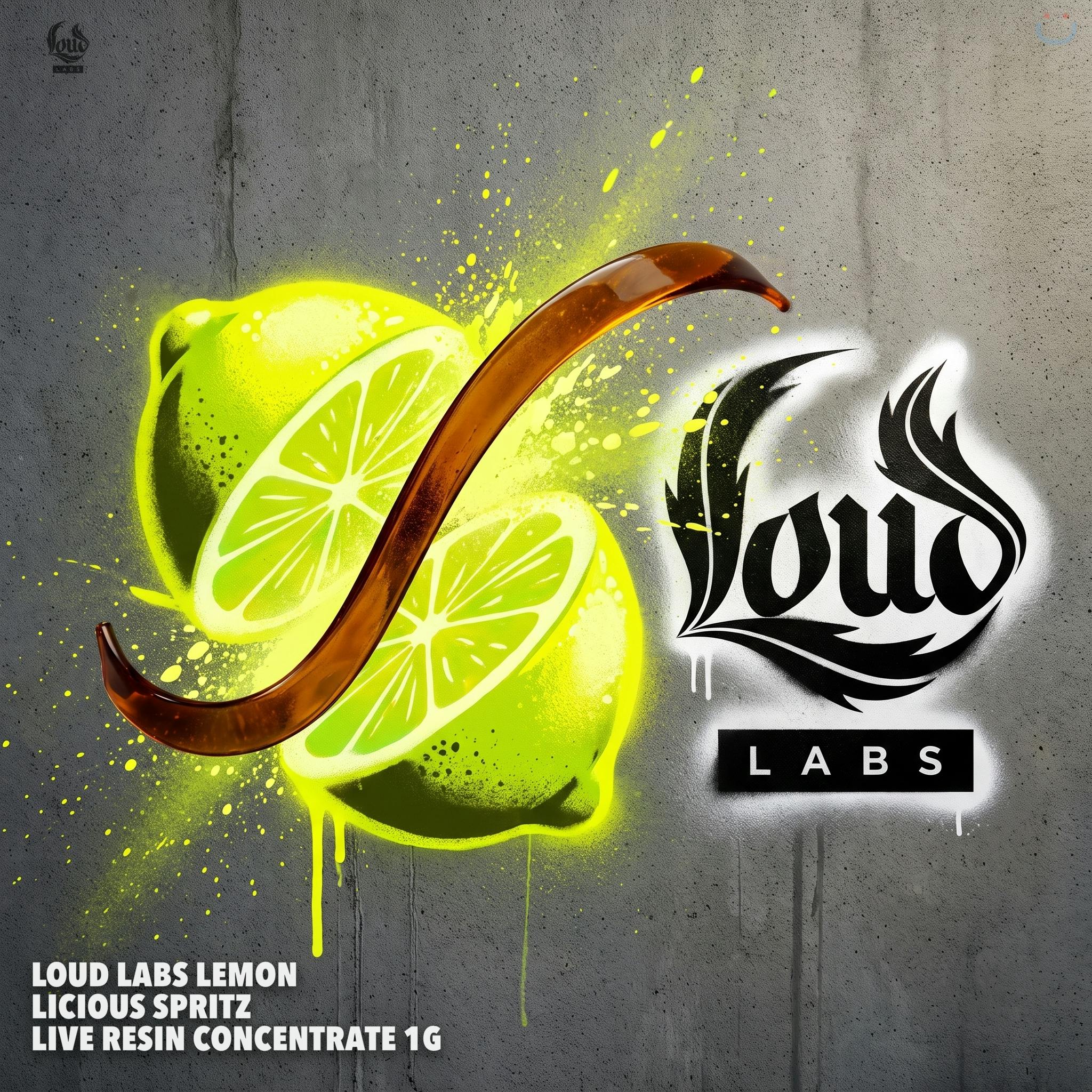 Loud Labs Lemon Licious Spritz Live Resin Concentrate 1G