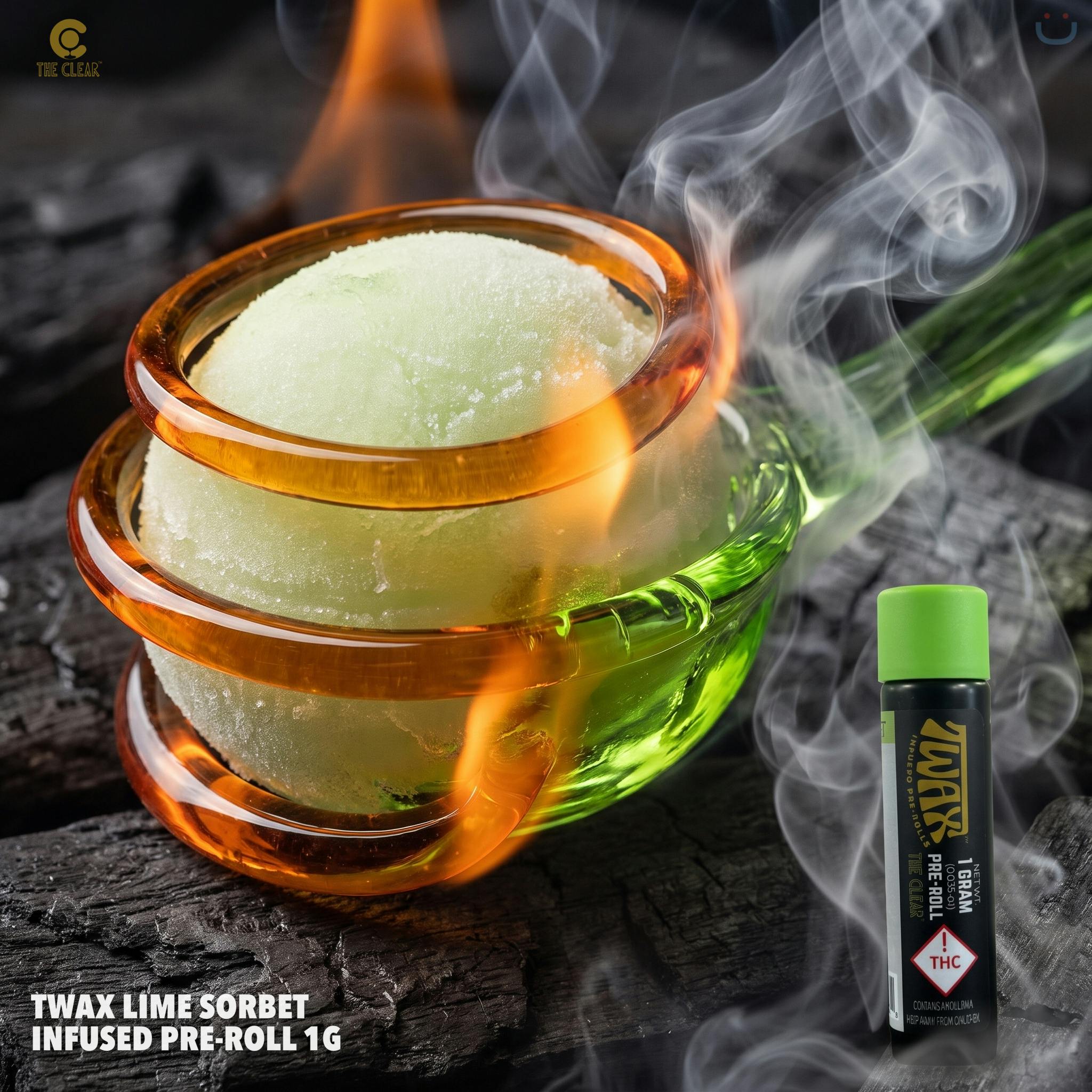 Twax Lime Sorbet Infused Pre-roll 1G